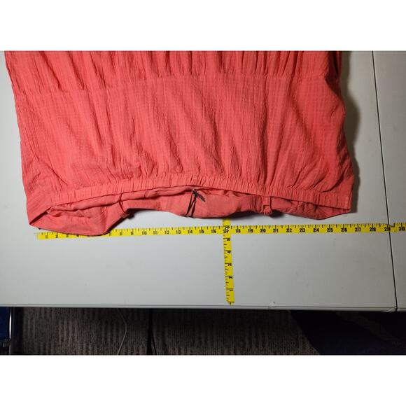 Knox Rose Maxi Dress Womens 4X Corral Pink Tiered Beach Vacation Spring Easter - Picture 4 of 6